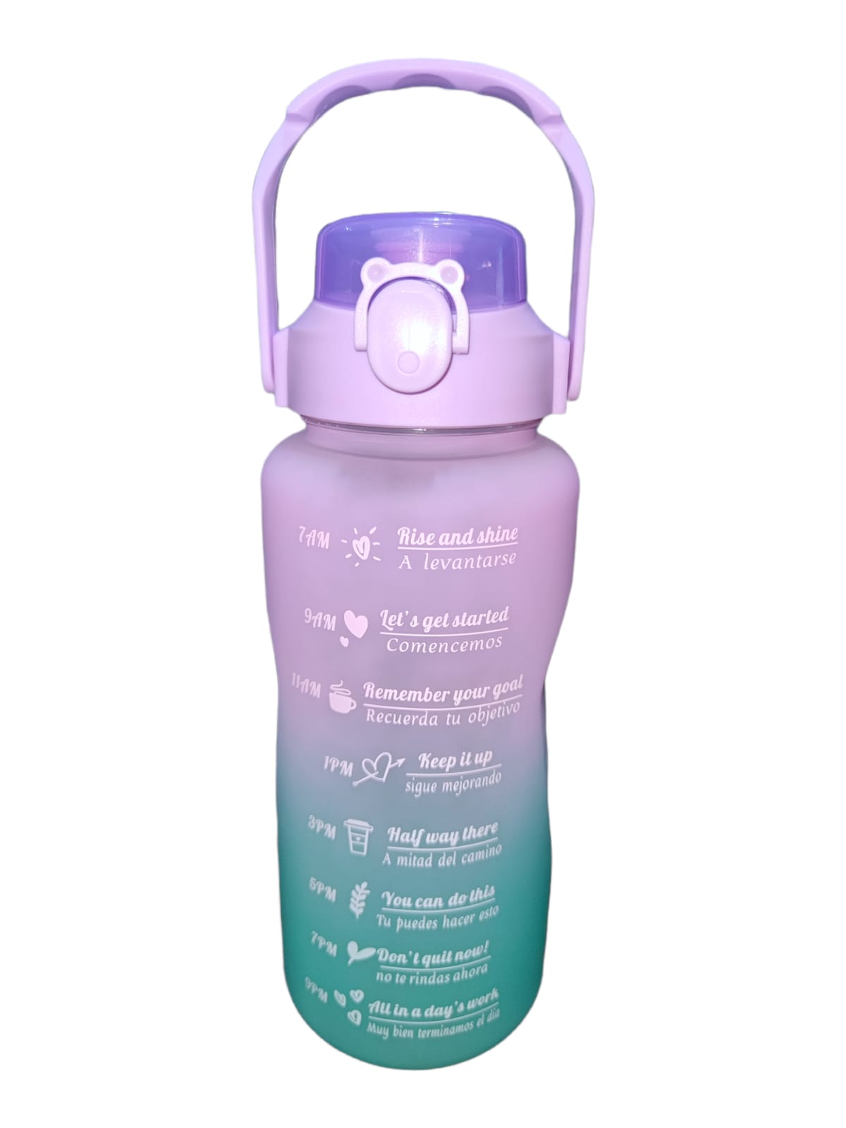 Moyic Botella de agua 200 ML Pantalla de temperatura Botellas termos A  prueba de herrumbre Conveniencia Escuela Dulce regalo Inteligente Moda  Mostrada Púrpura