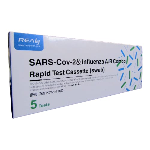 PRUEBA COVID COMBO 2 EN 1 REALY SARS-COV02 E INFLUENZA AB